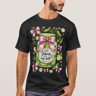 Camiseta Jesus É Um Grande Pepino Lindo Arco de Pickle Cris