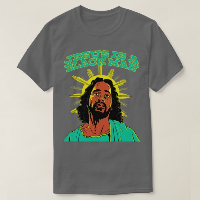Camiseta Jesus É Um Homem Negro (Frente do Design)