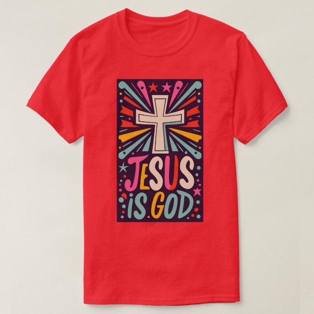 Camiseta Jesus é uma citação cristã (Frente do Design)