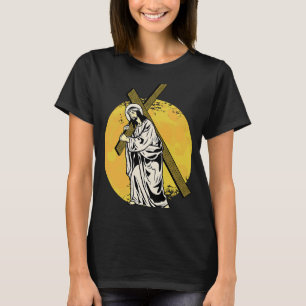 Camiseta Jesus e Uma Religião Cruzada Sexta-feira Santa Bic