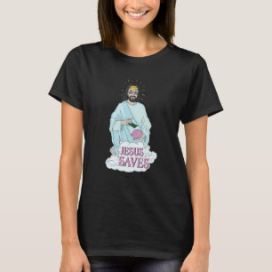 Camiseta Jesus Economiza Dinheiro do Banco de Porcos