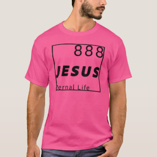 Camiseta Jesus Elemento Mesa Periódica Para Cristãos, Homen