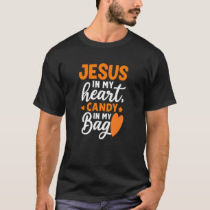 Camiseta Jesus Engraçado no Meu Coração, Doce na Minha Bols