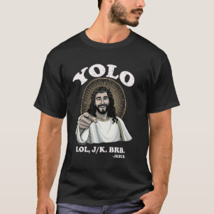 Camiseta Jesus Engraçado YOLO Páscoa Ressurreição Cristão