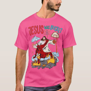 Camiseta Jesus Era Um Balde De Basquete Ativo Christi