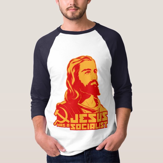 Camiseta Jesus era um socialista (Frente)