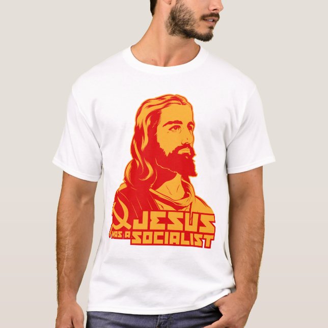 Camiseta Jesus era um socialista (Frente)