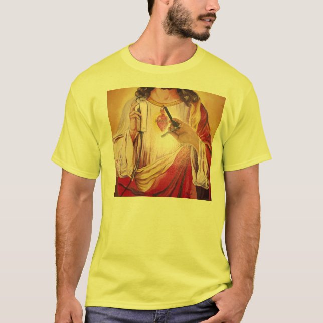 Camiseta Jesus era um t-shirt do barbeiro (Frente)