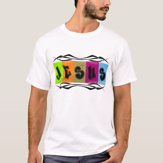 CAMISETA JESUS ES CRISTO-3 (Frente)