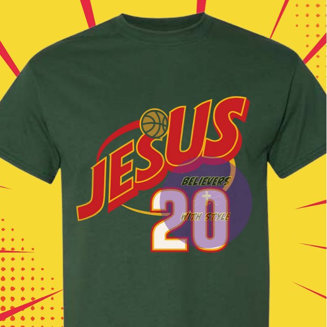 Camiseta JESUS - Esportes 20 - Cristão (Criador carregado)