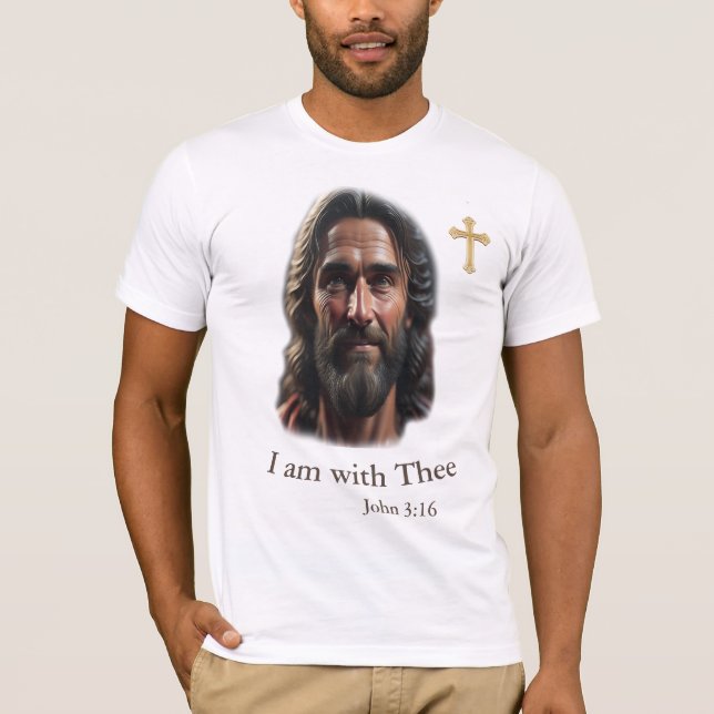 Camiseta Jesus está com você (Frente)