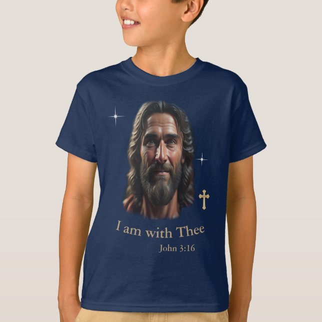 Camiseta Jesus está com você (Frente)