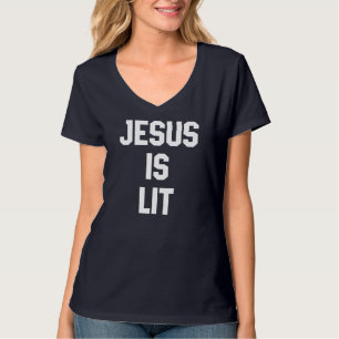 Camiseta Jesus está engraçado Bíblia cristã verso citações