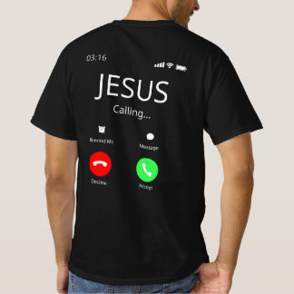 Camiseta Jesus Está Ligando - Cristão