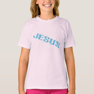 Camiseta Jesus-estrelas-azul