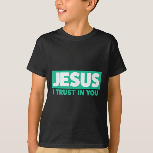 Camiseta Jesus, Eu Confio em Ti (Frente)