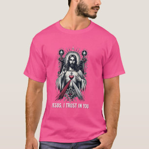Camiseta Jesus Eu Confio em Você Divina Misericórdia Católi