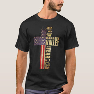 Camiseta Jesus, Eu Não Receio Salmos De Mau 23 4 Vintage