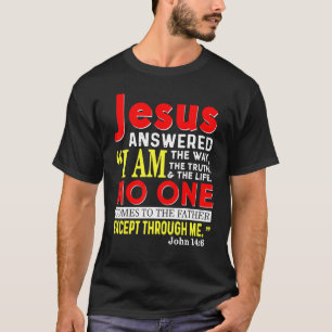 Camiseta Jesus, Eu Sou A Verdade E O Cristão Da Vida