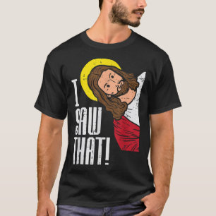 Camiseta Jesus Eu Vi Que Deus Religioso Fé Homens Cristãos
