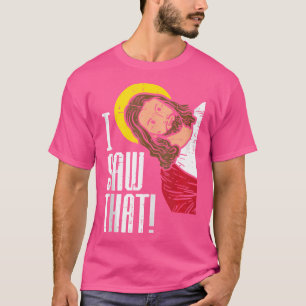 Camiseta Jesus Eu Vi Que Deus Religioso Fé Homens Cristãos