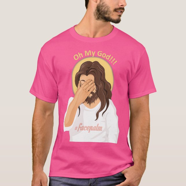Camiseta Jesus Facepalm    Atheist (Frente)