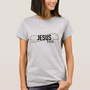 Camiseta Jesus Fan com o Tee das Mulheres Sujas