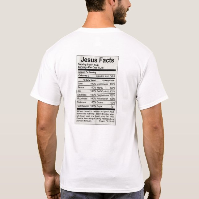 Camiseta Jesus Fatos (Verso)