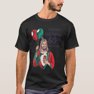 Camiseta Jesus Feliz 60º Aniversário Te Vejo Em Breve