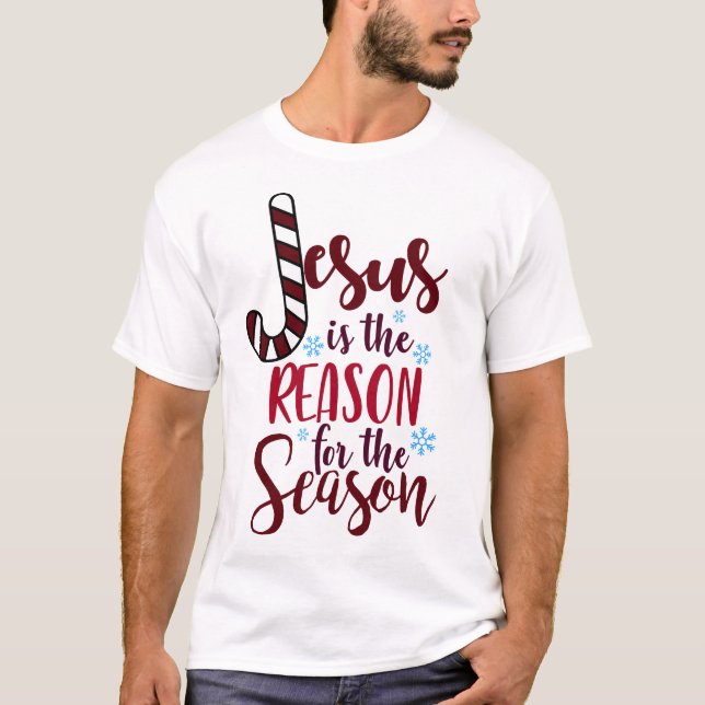 Camiseta Jesus Festivo é o motivo da temporada (Frente)