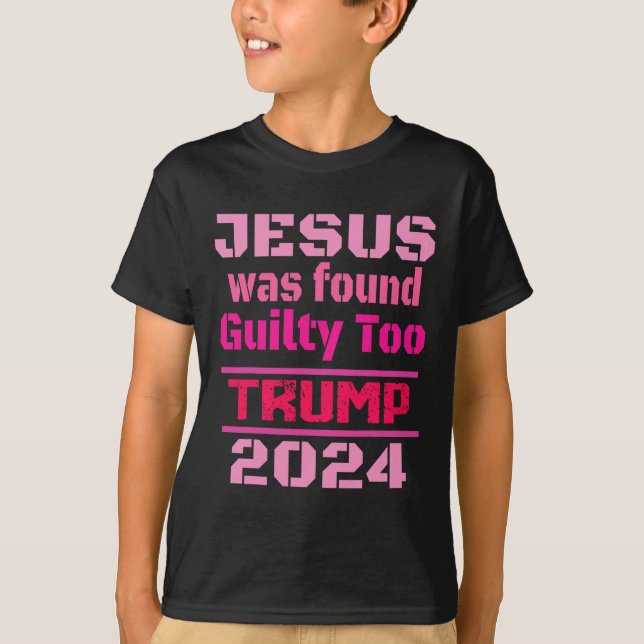 Camiseta Jesus Foi Considerado Culpado Para Levar A América (Frente)