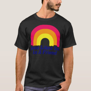 Camiseta Jesus Gosta De Você Como Um Amigo Ateísta Arco-Íri