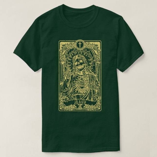 Camiseta Jesus I Tarot d I Fortune Teller (Frente do Design)