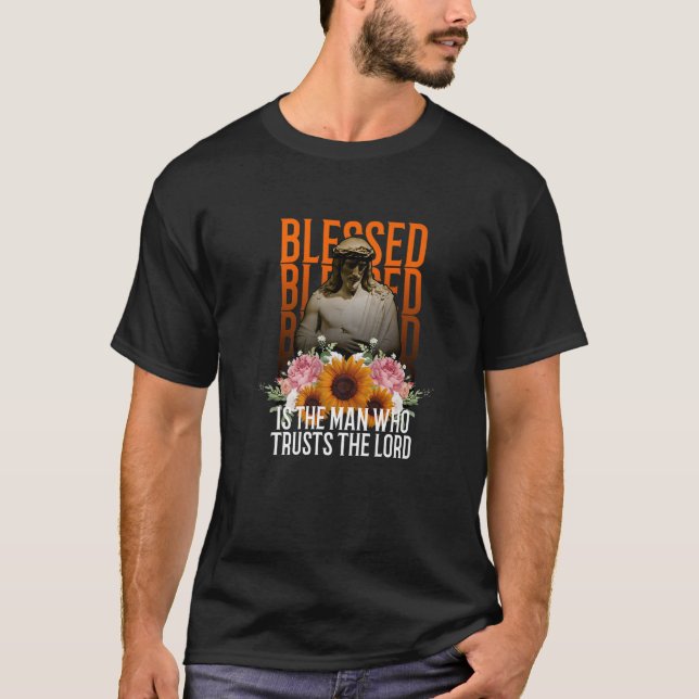 Camiseta Jesus Imagem Jesus Cristo Jesus é o Senhor Chr (Frente)