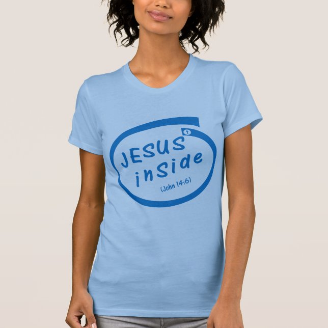 Camiseta Jesus inside (John 14: 6) (Frente)