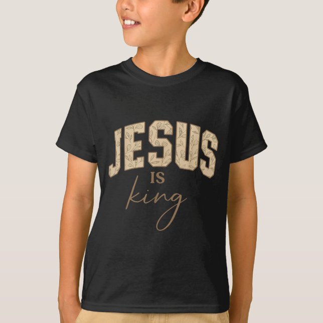 Camiseta Jesus.is King Bible Verse John 14_6 Christian Reli (Frente)