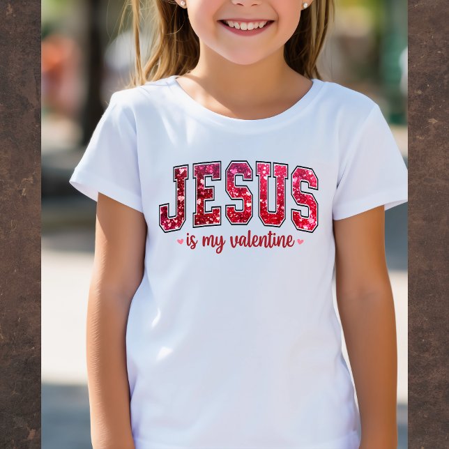 Camiseta Jesus Is My Valentine Tee (Criador carregado)