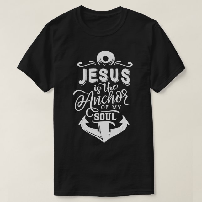 Camiseta Jesus is the anchor of my soul  (Frente do Design)
