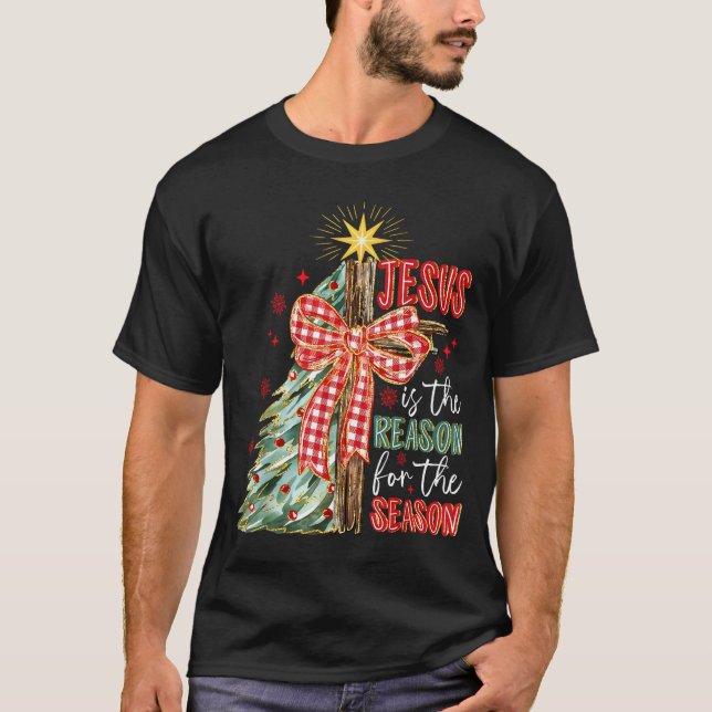 Camiseta Jesus Is The Reason For The Season Christmas Xmas  (Frente)