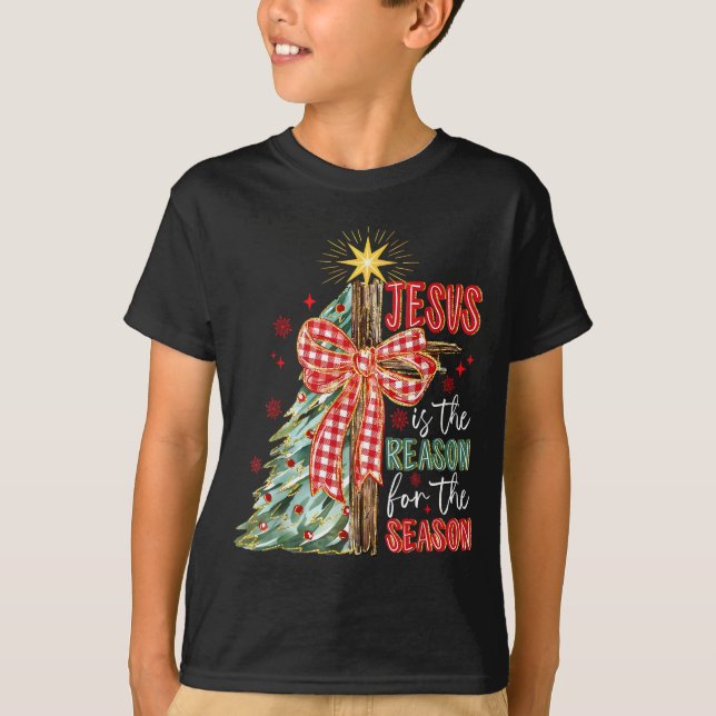 Camiseta Jesus Is The Reason For The Season Christmas Xmas  (Frente)