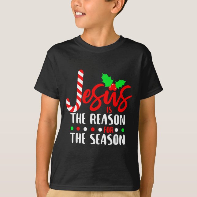 Camiseta Jesus Is The Reason For The Season Christmas Xmas  (Frente)
