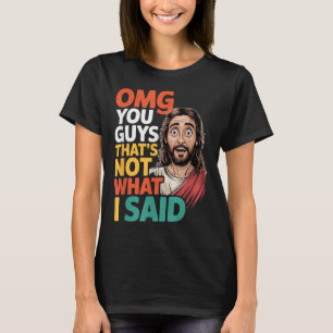 Camiseta Jesus Isso Não É O Que Disse Deus Religioso Cristã