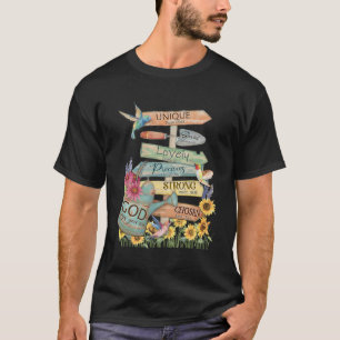 Camiseta Jesus Jardim Flor Hummingbird Deus Diz Que Você É