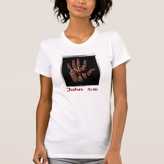 Camiseta Jesus- João 3:16 (Frente)