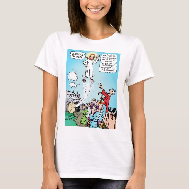 Camiseta Jesus KINDA morreu pelos nossos pecados! - (Frente)