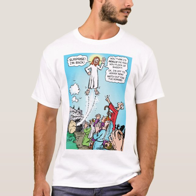 Camiseta Jesus KINDA morreu pelos nossos pecados! - (Frente)