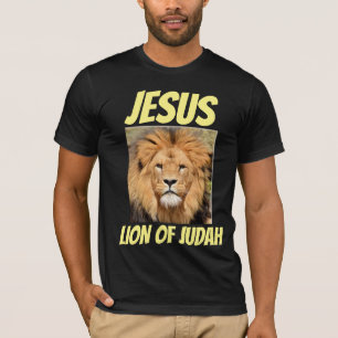 Camiseta JESUS LION OF JUDAH t-shirts, Black