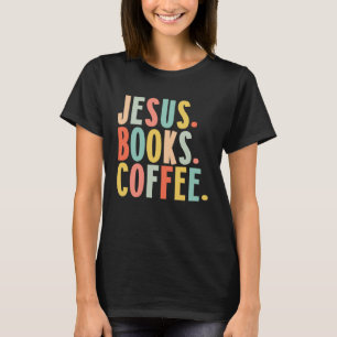 Camiseta Jesus Livros Café 1