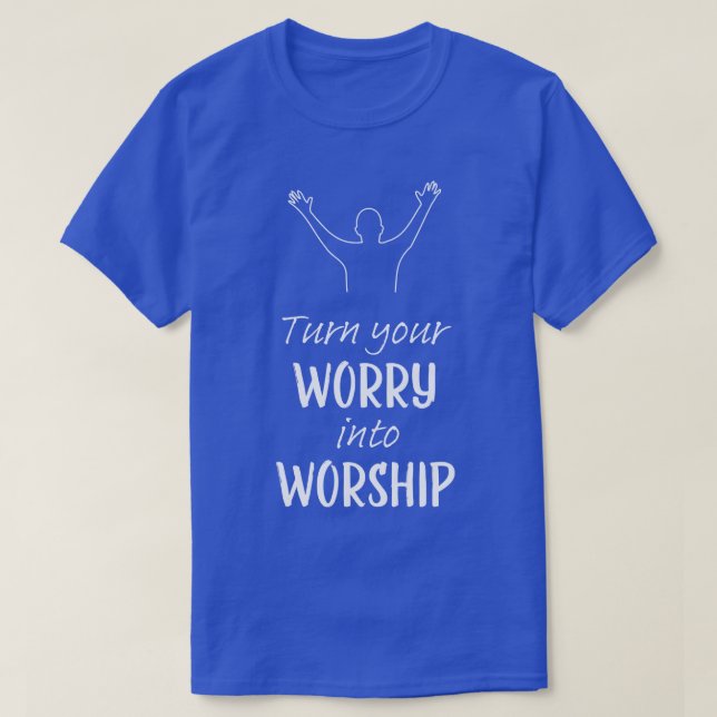Camiseta Jesus Louvando Deus Cristão (Frente do Design)