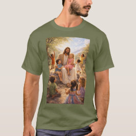 Camiseta Jesus loves the little children T-Shirt